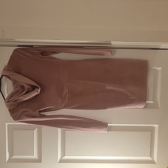 Velour Hooded Dress - Picture 3 of 3